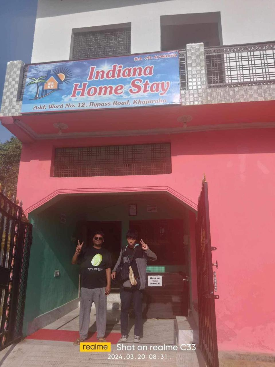 Indiana Home Stay Khajurāho Dış mekan fotoğraf