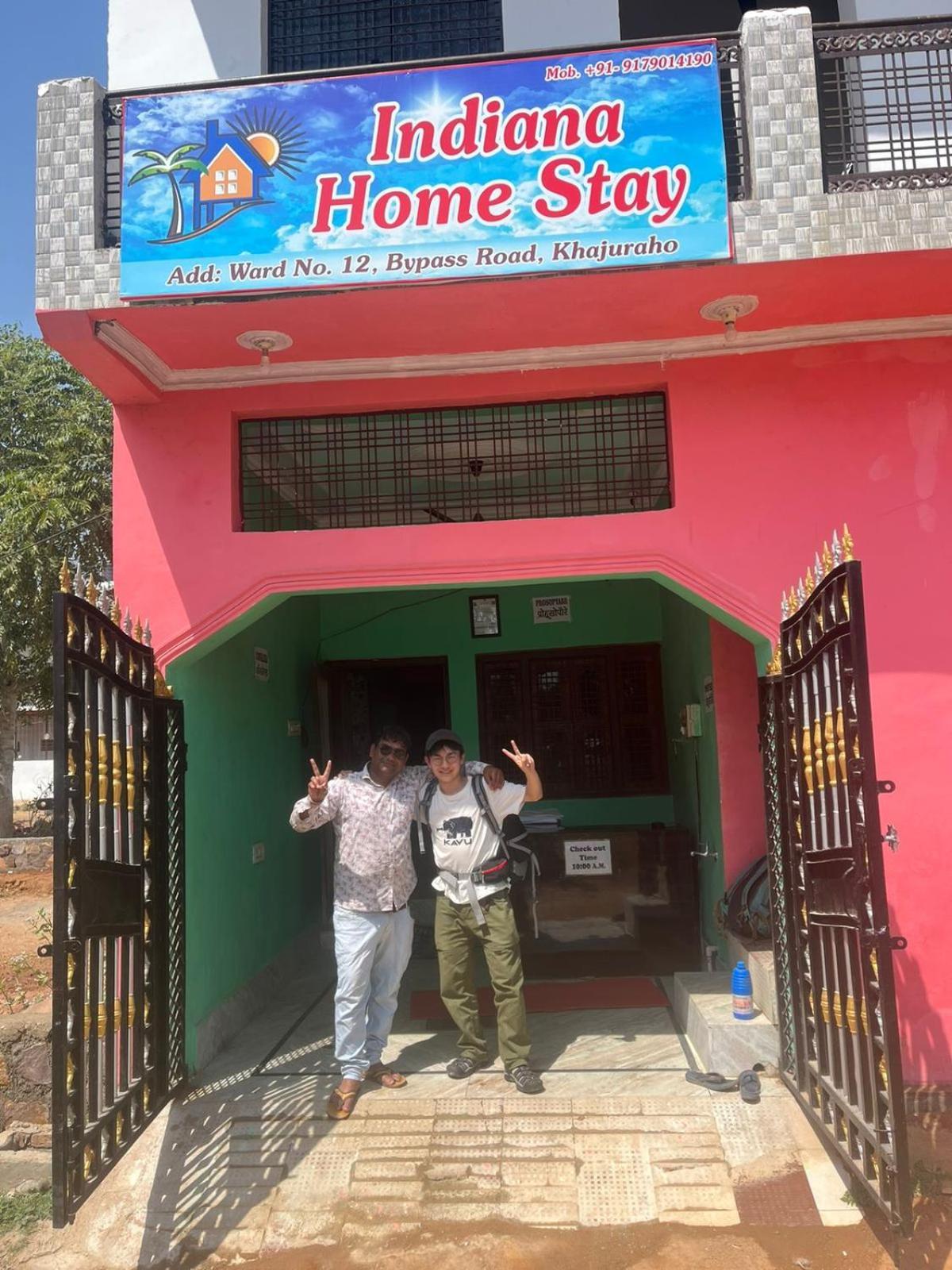 Indiana Home Stay Khajurāho Dış mekan fotoğraf