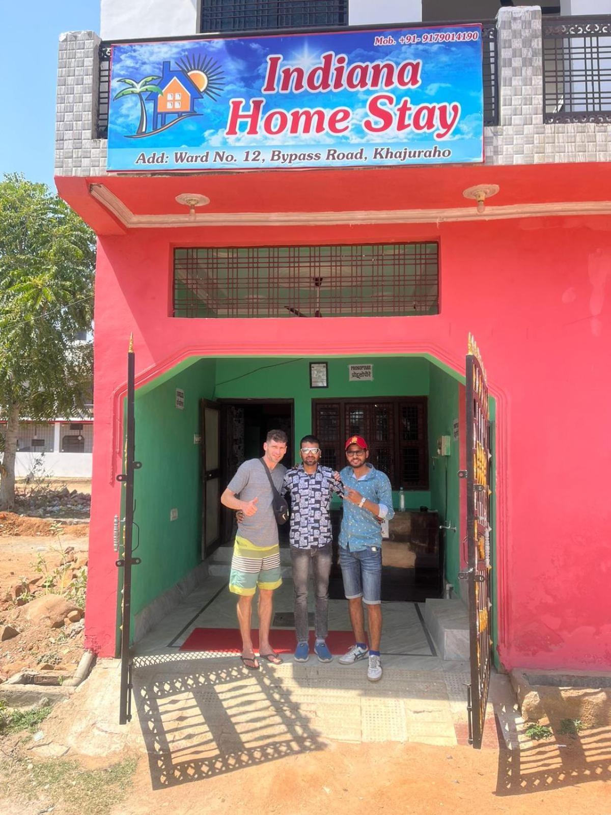 Indiana Home Stay Khajurāho Dış mekan fotoğraf