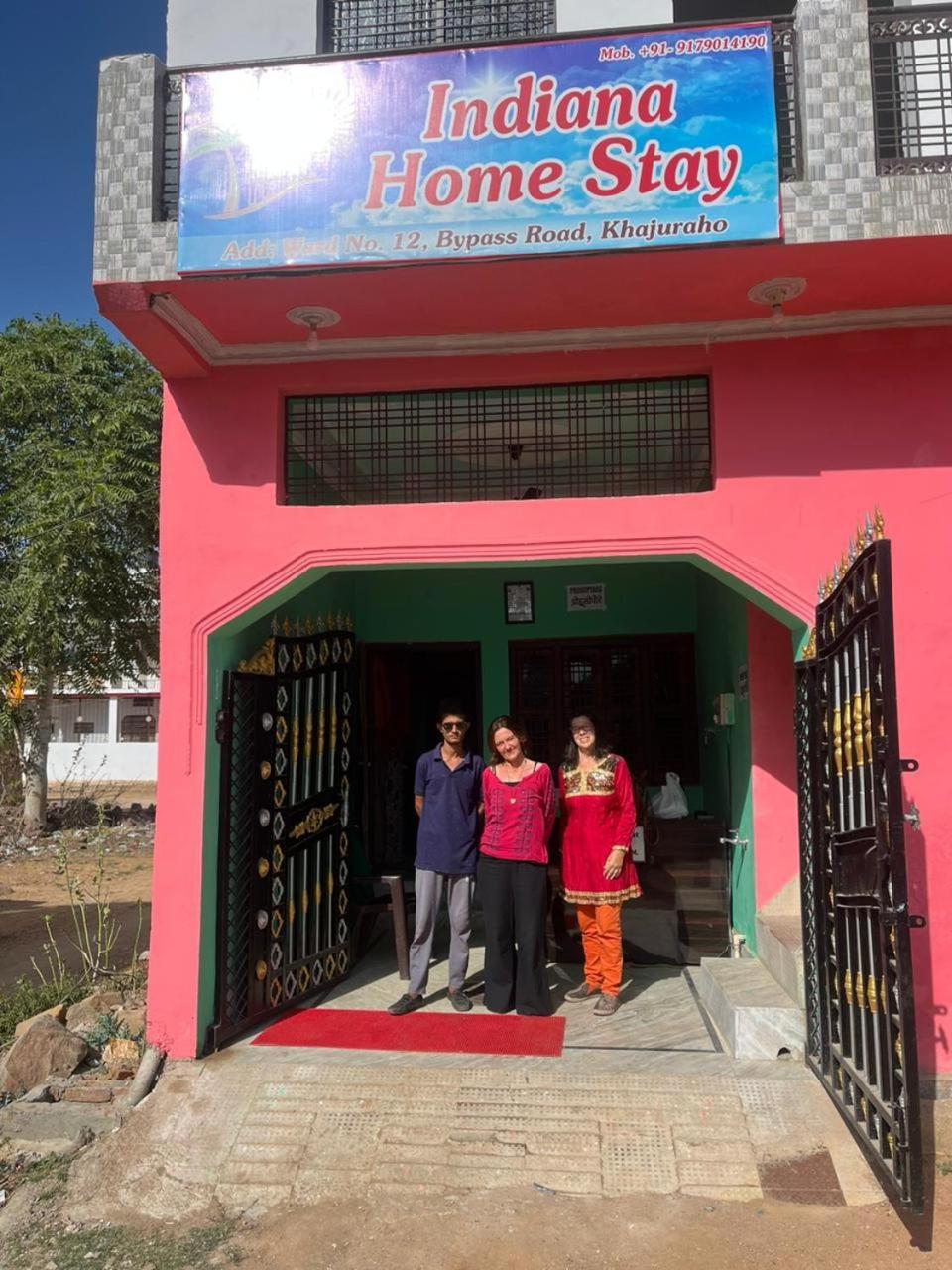 Indiana Home Stay Khajurāho Dış mekan fotoğraf